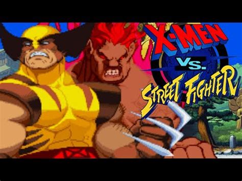 X Men Vs Street Fighter Wolverine Akuma Color Mod Youtube