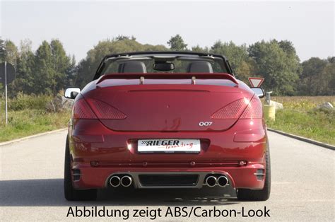 Peugeot 307 CC Накладка на задний бампер, Ригер (Rieger) — Купить в ...