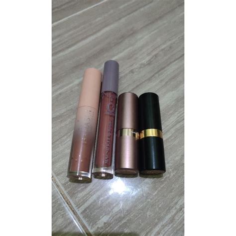 Jual PRELOVED LIPSTICK LIPCREAM NUDE HANASUI MADAM GIE MARINA