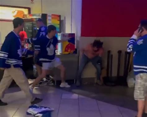 Maple Leafs Fans Beat Up Each Other As Another Season Of Disappointment