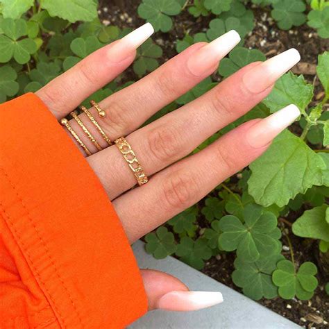 Coffin Ombre French Nails The Ultimate Style Trend You Need To Try Now Click Here For