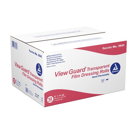 Transparent Dressing Rolls Non Sterile View Guard