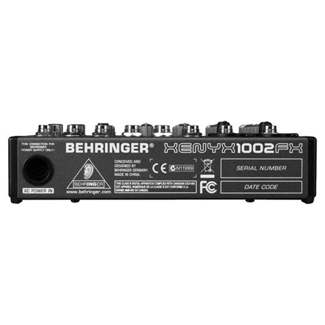 Consola Behringer 1002fx Mezclador Audio Music Box Tienda Online