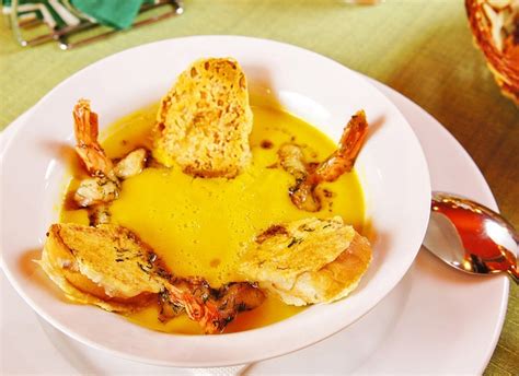 Тыквенный суп с креветками — Recipesite.ru