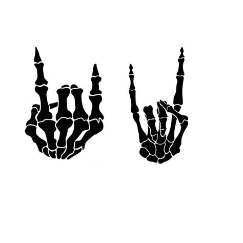 Skeleton Rock on Hand Svg Download, Cricut Svg, Clip Art, Png, Svg ...