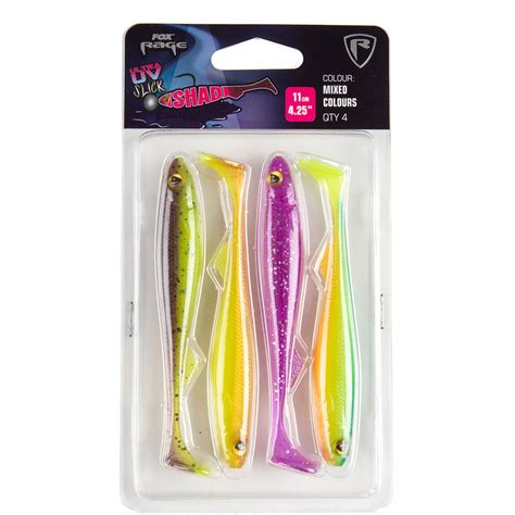 Fox Rage Slick Shad Uv Mixed Colour Pack Zunnebeld