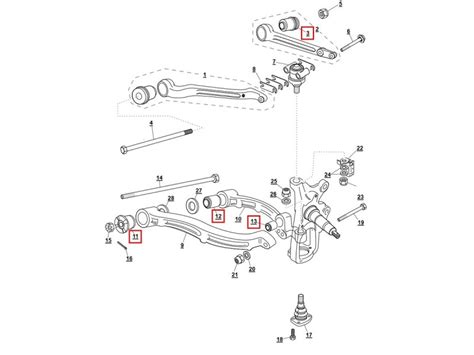 Front Suspension Bush Kit Jaguar Xj40 And X300