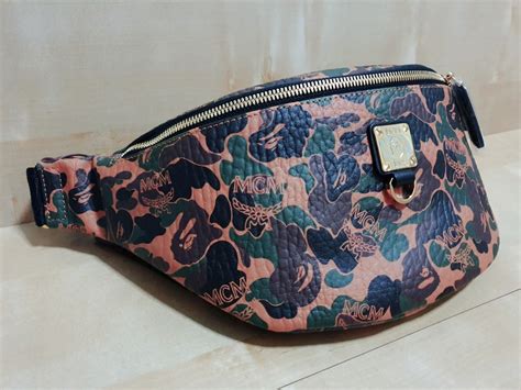 Bape X Mcm Stark Belt Bag Mens Fashion Bags And Wallets Others On