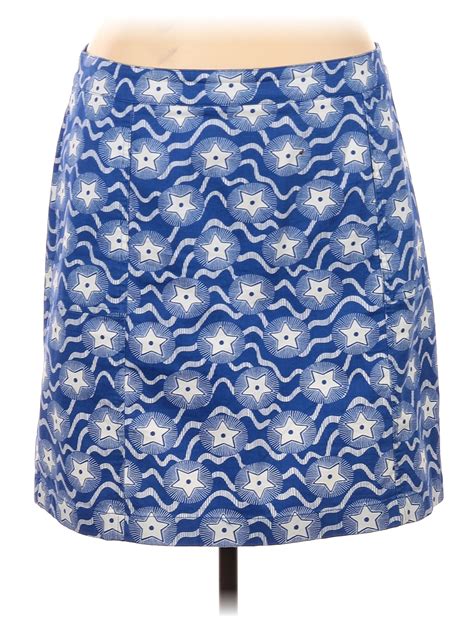 Boden Multi Color Blue Casual Skirt Size Off Thredup