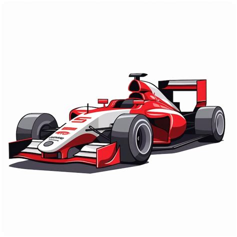 Racing Car Cartoon Vector Premium Ai Generated Vector