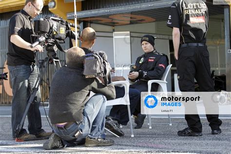 Kimi Raikkonen FIN Lotus F1 Team Kimi Raikkonen Tests A Lotus F1