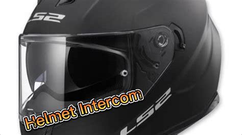 Installing Helmet Intercom On Ls Helmet Youtube