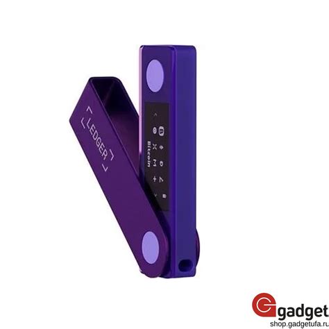 Купить аппаратный кошелек для криптовалют Ledger Nano X Amethyst Purple ...