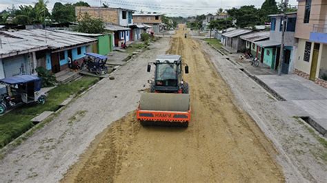 Maquinaria del Goresam también interviene en el mejoramiento de vías en