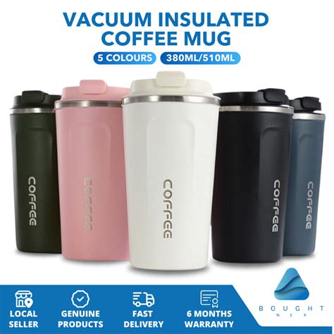 Stainless Steel Vacuum Insulated Coffee Mug Ml Ml Shopee