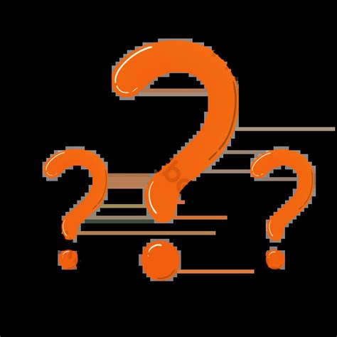 Orange Question Mark Images Clipart