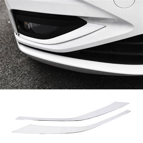 For Volkswagen Jetta MK7 2019 2021 Chrome Front Fog Lamp Light Strip