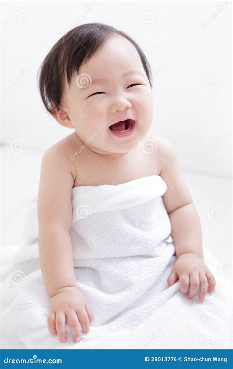 Sweet cute Baby smile stock photo. Image of chinese, childcare - 28013776