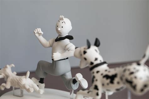 Figurine Moulinsart Hors S Rie N B Tintin En Fuite Tintin Catawiki