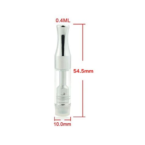 Smoking 510 Fillable Vaporizer 5ml Glass Cartridges Ceramic Coil Atomizer Vape Tank 510 Thread