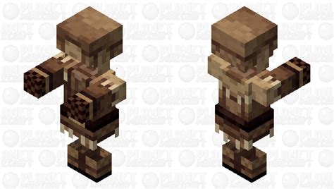 Halloween Zombie Villager Snow Clothing Minecraft Mob Skin