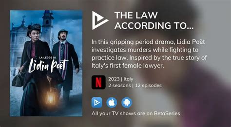 Watch The Law According To Lidia Poët Streaming