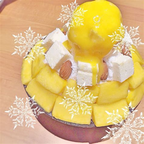 Mango Cheese Bingsu 망고치즈빙수 ฿280