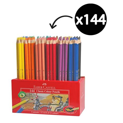 Faber Castell Classic Colour Pencils Pack 144 Winc