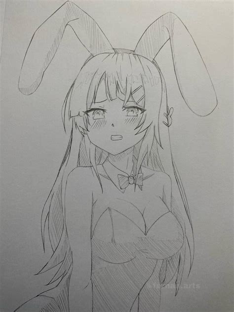 Bunny girl senpai : r/AnimeART