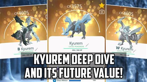 Kyurem Deep Dive In Pokemon Go Black And White Kyurem Youtube