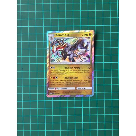 Jual Kommo O Foil Kartu Pokemon Tcg Indonesia Shopee Indonesia