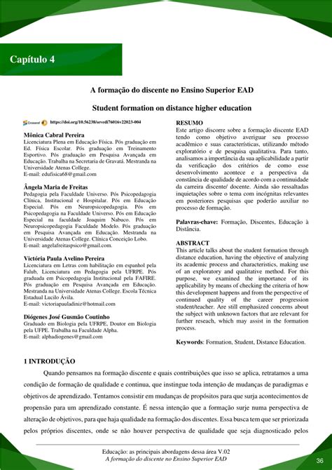 PDF A formação do discente no Ensino Superior EAD