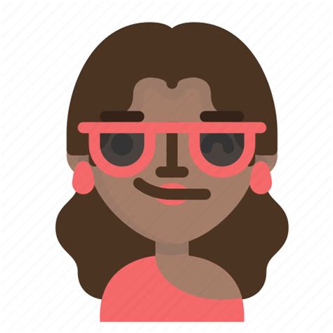 Avatar Emoji Emoticon Face People User Woman Icon