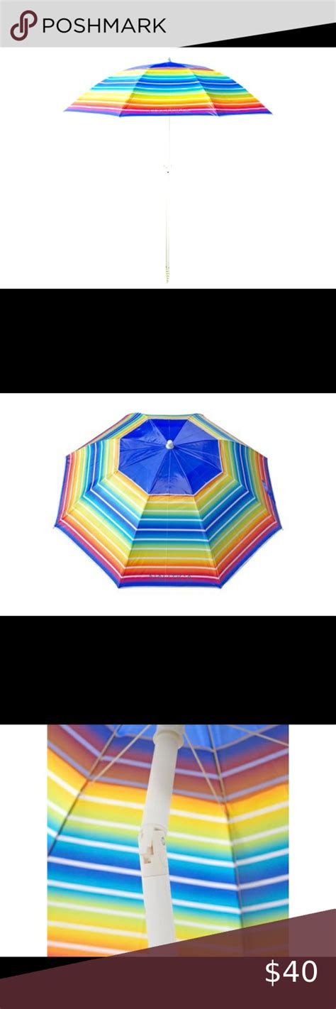 Nautica Beach Umbrella Rainbow Beach Umbrella Plus Fashion Fashion