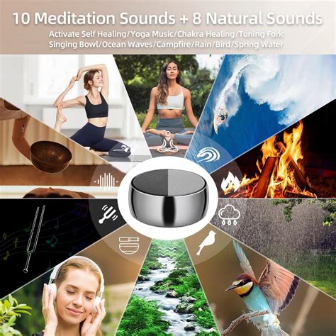 Sistema de meditación de tono terapia de sonido reduce el estrés y la