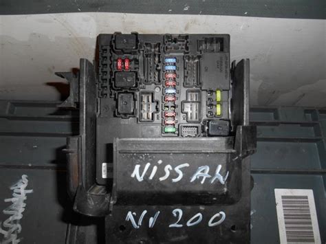 2016 Nissan NV200 Cargo Van Fuse Box Diagrams