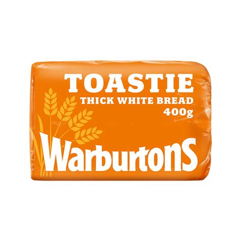 Warburtons Toastie Thick Sliced Soft White Bread 400g White Bread Iceland Foods