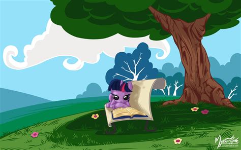 Twilight Sparkle Reading by mysticalpha on DeviantArt