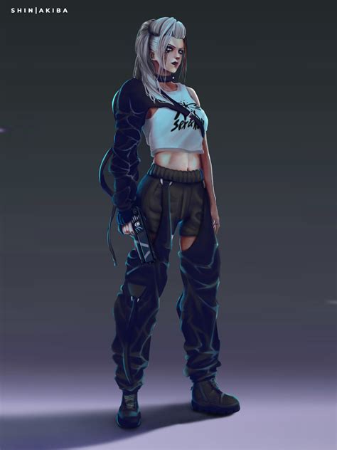 Artstation Punk Girl Concept Art Simone Re