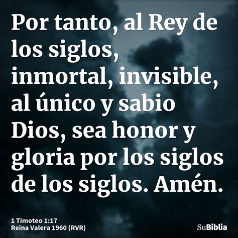 1 Timoteo 1 17 Biblia