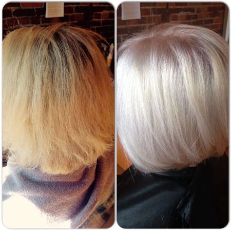 Before/After: High Lift Artego Blonde, NO BLEACH + Olaplex. Stunning ...