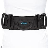 Transfer Belt With Leg Loops By Vive Medical Nursing Safety Gait