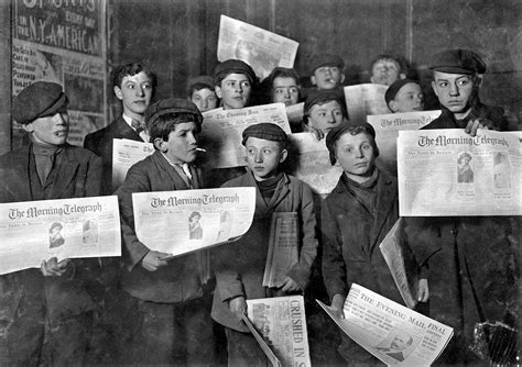 History In Photos Lewis Hine Newsies