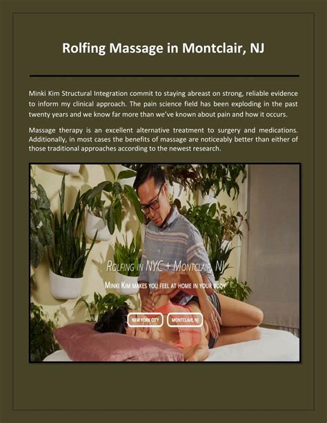 Ppt Deep Tissue Massage Montclair Nj Powerpoint Presentation Free