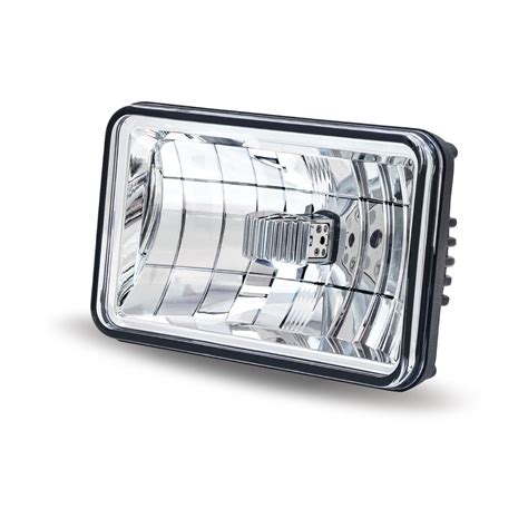 4"x 6" Standard LED Headlight (High Beam - 670 Lumens) - Chrome Shop Canada