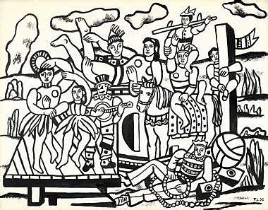 Sold Price Fernand Léger 1881 1955 Etude pour La Grande Parade brush