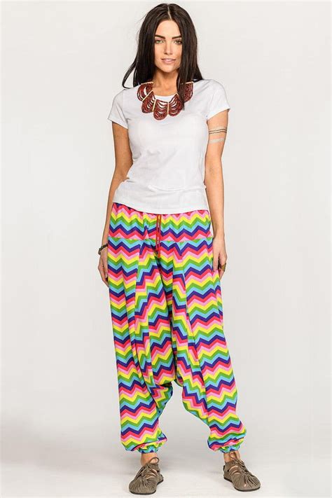 Harem Pants Women Pattern Hippie Pants Comfy Cotton Loungewear Etsy