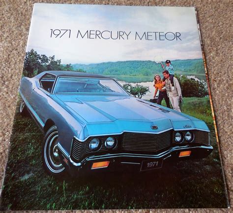 1971 Canadian METEOR Mercury Ford brochure catalog Rideau Rideau 500 Montcalm -- Antique Price ...