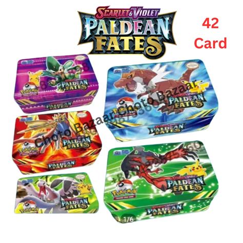 Metallic Box Pokemon Sword & Shield - 42 Pieces Card | Daraz.com.bd