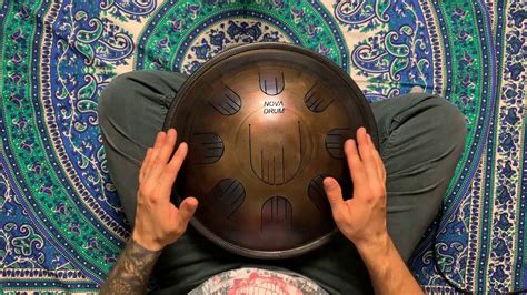 Relax Music Steel Tongue Drum By NovaDrum C Minor Scale Tank Drum